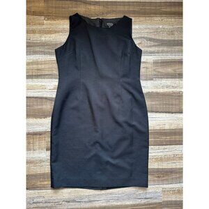 Vintage black Kasper shift dress, size 14P, like new